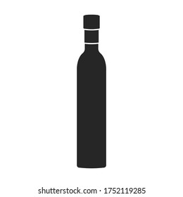 Sunflower oil vector icon.Black vector icon isolated on white background sunflower oil.