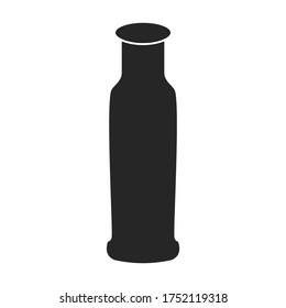 Sunflower oil vector icon.Black vector icon isolated on white background sunflower oil.