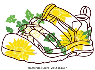 sunflower printed saddle is a summer essential