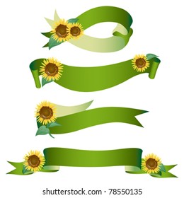 sunflower ribbon
