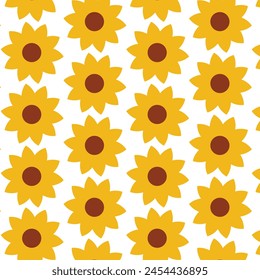 Nahtloses Muster-Design der Sonnenblume, Blumenmuster-Design