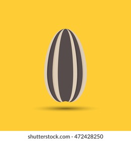 Sunflower seed icon - Vector