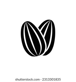 Sunflower seed icon vector design trendy