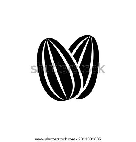 Sunflower seed icon vector design trendy