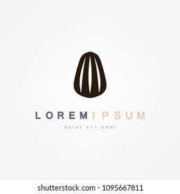 Sunflower seed icon. Vector illustration