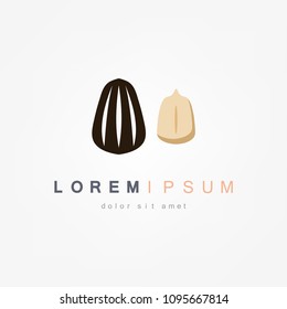 Sunflower seed icon. Vector illustration