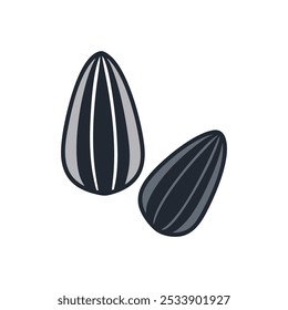 sunflower seed icon vector illustration