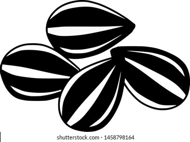 Sunflower Seeds Cartoon Vector Illustrations