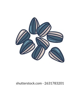 A sunflower seeds icon designed for snacks and delicious meal options.