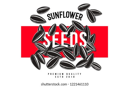 sunflower seeds with text