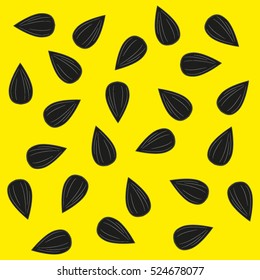 sunflower seeds, vector icon, eps10