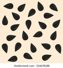 sunflower seeds, vector icon, eps10