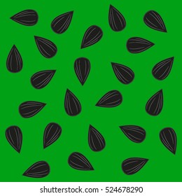 sunflower seeds, vector icon, eps10