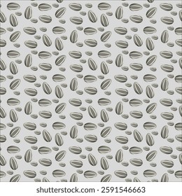 sunflower seeds vector pattern | illustration vector