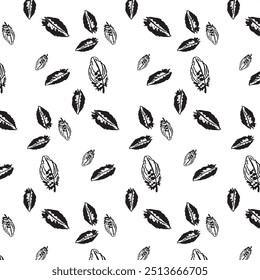 Sunflower Seeds Vector Pattern. Stock Vector

