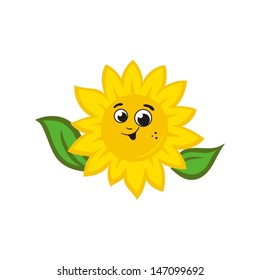 Sunflower sign: cheerful, child, yellow, leaves, seeds. Vector Illustration.
Branding Identity Corporate vector logo design template Isolated on a white background