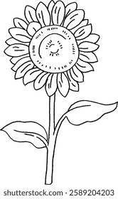 sunflower with soft petals and fresh spring vibes.