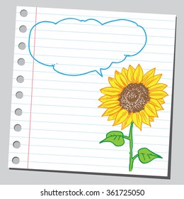 Sunflower speaking
