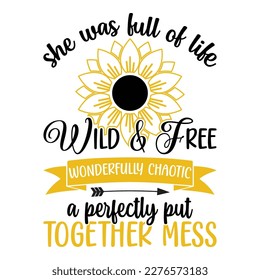 Sunflower Sublimation Svg Files For Cricut - Motivation Sunflower Quotes Silhouette