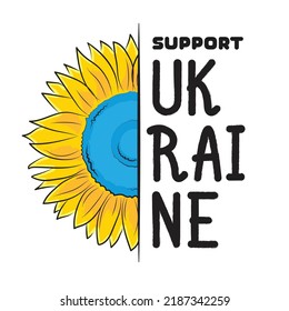 afiche de apoyo a los girasoles en Ucrania