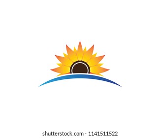 Sunflower symbol illustration