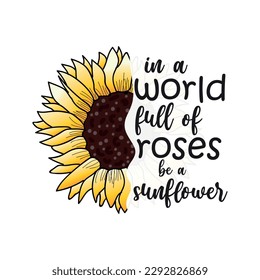 sunflower t shirt design, t shirt design