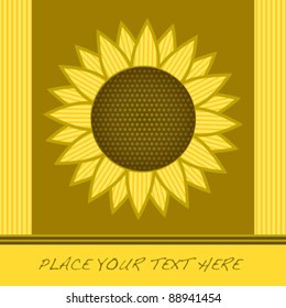 sunflower yellow oil label