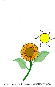 Sonnenblumen blühen perfekt in der Sonne