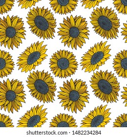 521 Sketchy sunflower Images, Stock Photos & Vectors | Shutterstock