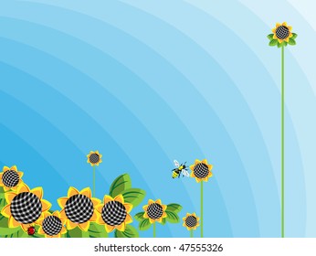 Sunflowers  horizontal