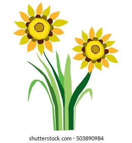 Sunflowers Illustration