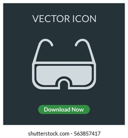  Sungalsses vector icon