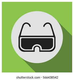  Sungalsses vector icon
