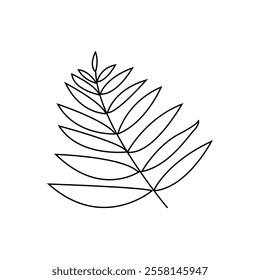 sungkai leaf icon on a white background