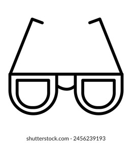 Gafas de sol Línea de Vector Icono Diseño