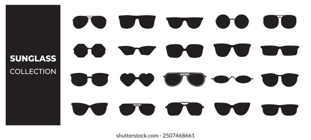 Sunglass and eye wear vector set