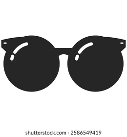 Sunglass or glasses vector illustration on transparent background. Men and women glass. Sun glass hipster frame set, fashion black plastic rims