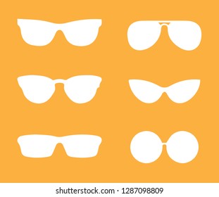 Sunglass icon set
