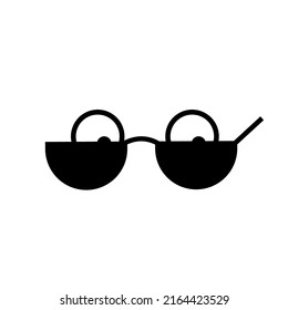Sunglass icon. Vector icon illustration