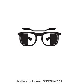 Sunglass Logo Icon - Fashionable Eyewear Emblem, Vector Illustration for Stylish Brands  Shops. Trendy Sunglasses Logo Design Elements in Sleek Silhouette