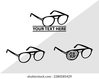 Blase Monogramm-Vektorgrafik Silhouette