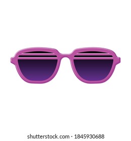 Sunglass vector icon.Cartoon vector icon isolated on white background sunglass.