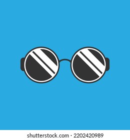 sunglass vector illustration. great for logos, icons, symbols, etc.