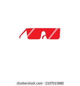 Sunglass vector logo or illustration or clip art 