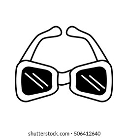 sunglasses accesory isolated icon vector illustration design