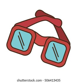 sunglasses accesory isolated icon vector illustration design
