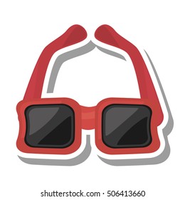 sunglasses accesory isolated icon vector illustration design
