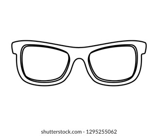 sunglasses accessory isolated icon