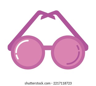 sunglasses accessory isolated icon style
