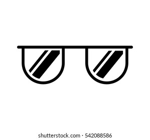 sunglasses accessory isolated icon vector illustration design